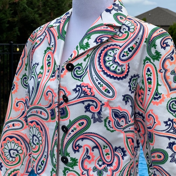 NWT Jil Sander Le Chatelier Paisley print blazer - Picture 7 of 16